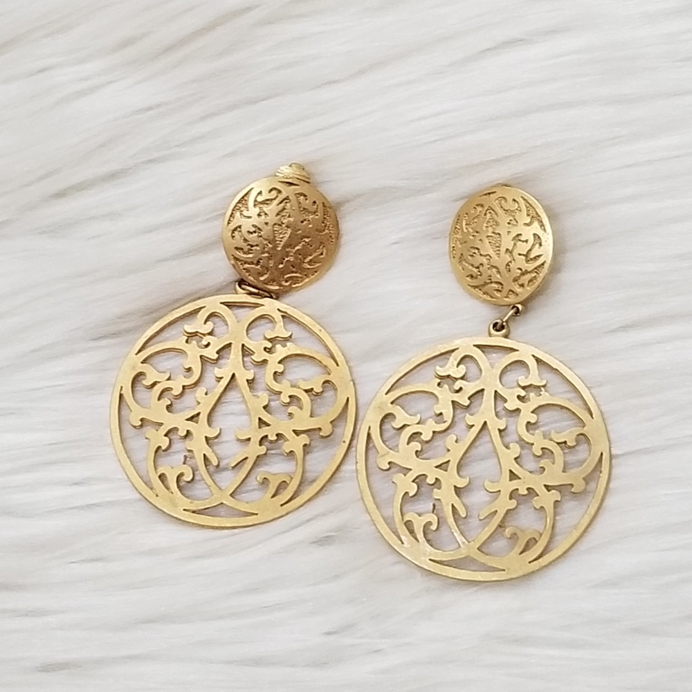 Vintage statement earrings